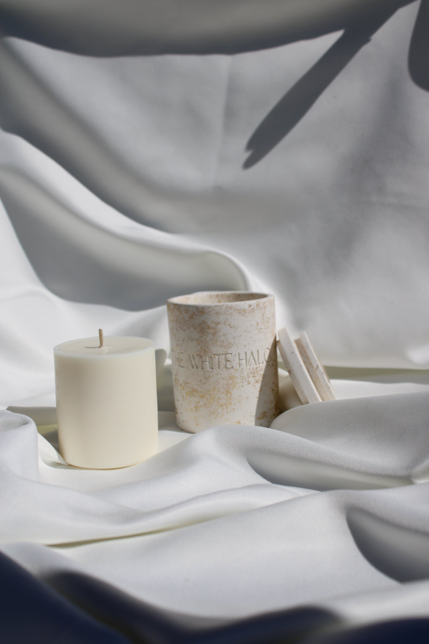 Bougie parfumée "The Heaven Bell" - Blanc doré