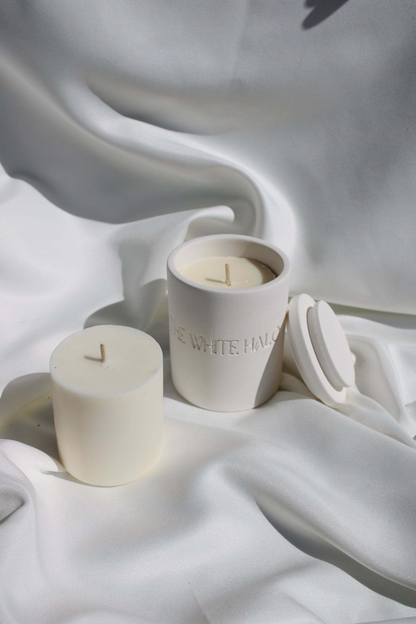 Bougie parfumée "The Heaven Bell" - Blanc