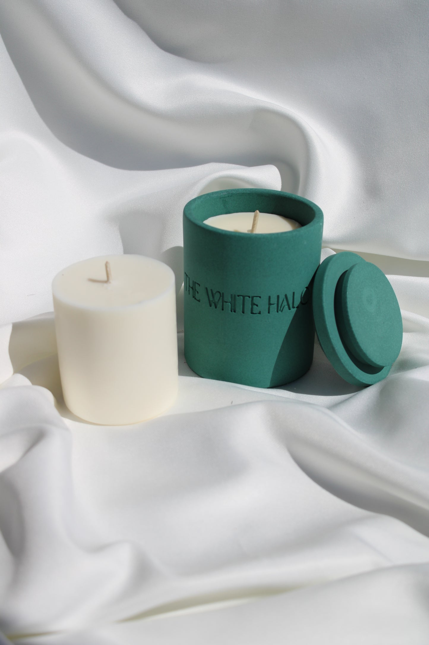 Bougie parfumée "The Heaven Bell" - Vert Canard