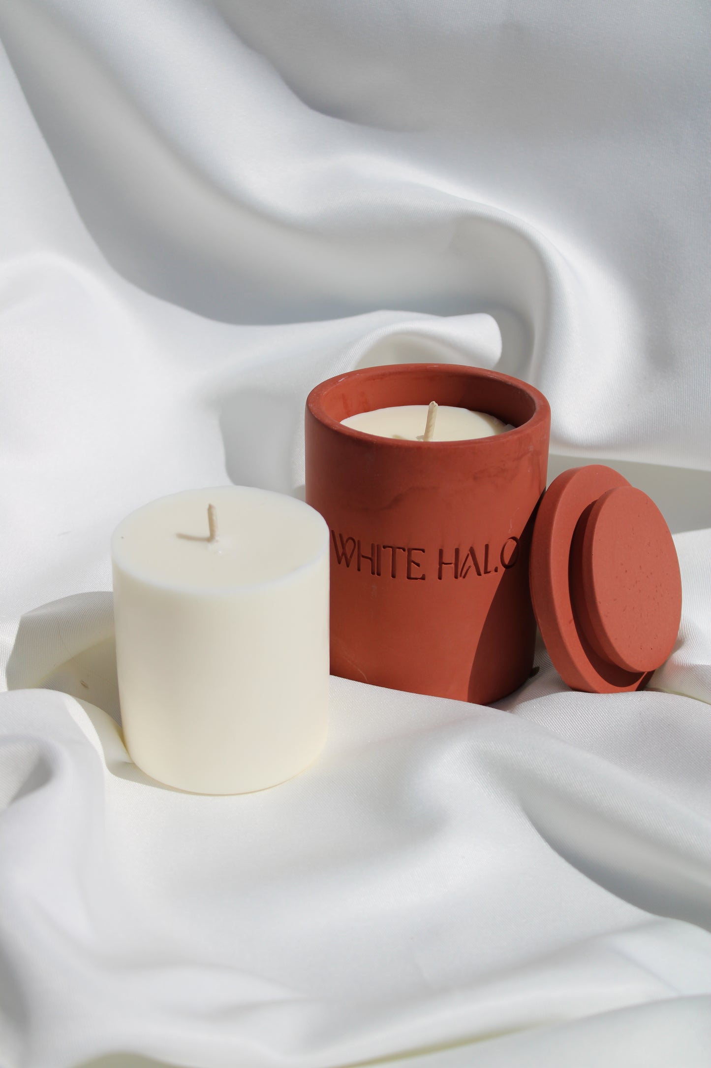 Bougie parfumée "The Heaven Bell" - Terracotta