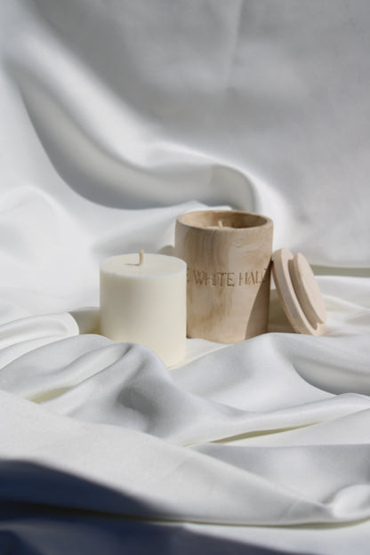 Bougies parfumée "The Heaven Bell" - Beige marbré